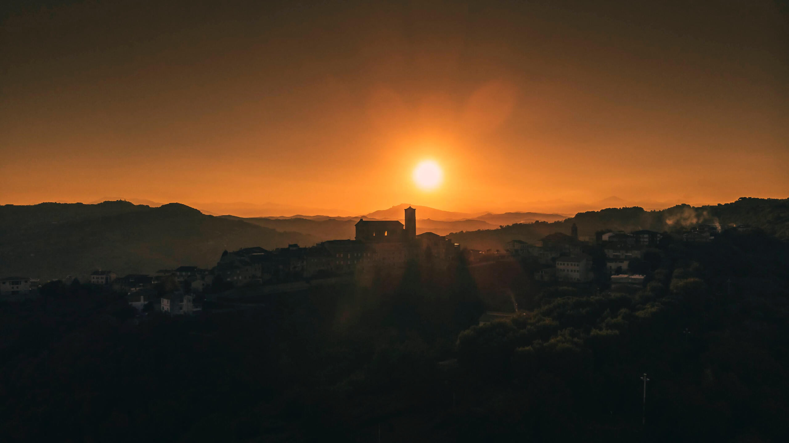 Italian Sunset, Le Marche, Italy